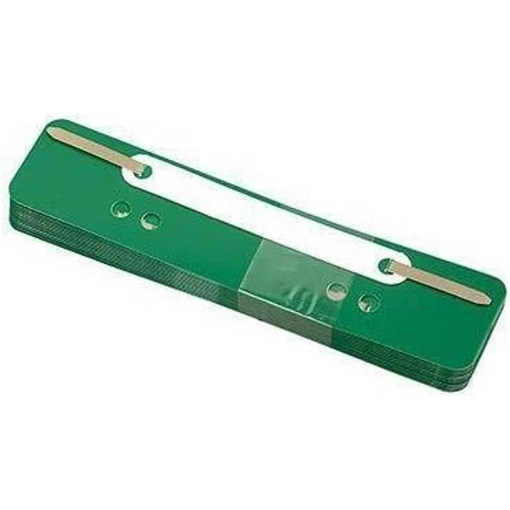 Soennecken Aktenordner Heftstreifen 3,4 x 15 cm (B x H) Polypropylen dunkelgrün 25 St./Pack. – Bild 1