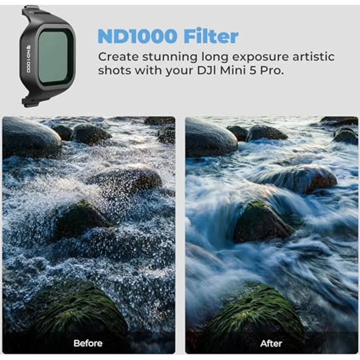 Freewell Mini 5 Pro Filters Mega Kit, 16 professionelle Drohnenfilter für DJI Mini 5 Pro, ND, ND/PL, LPR, Glow Mist, CPL, UV, hochwertiges Glas, Mehrfarbig – Bild 4
