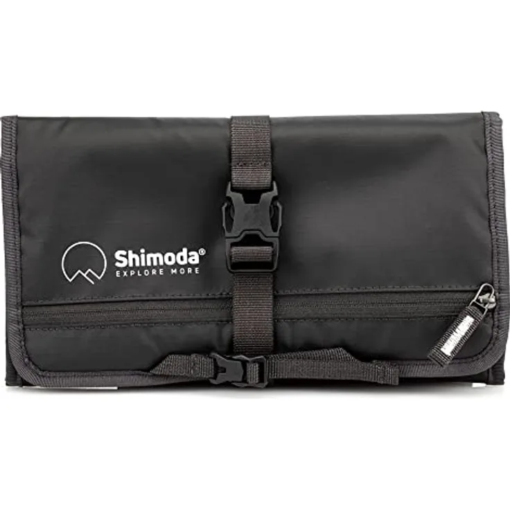 Shimoda Filterfolie 100, gepolsterter Schutz für runde und quadratische Filter bis 100 mm, schwarz