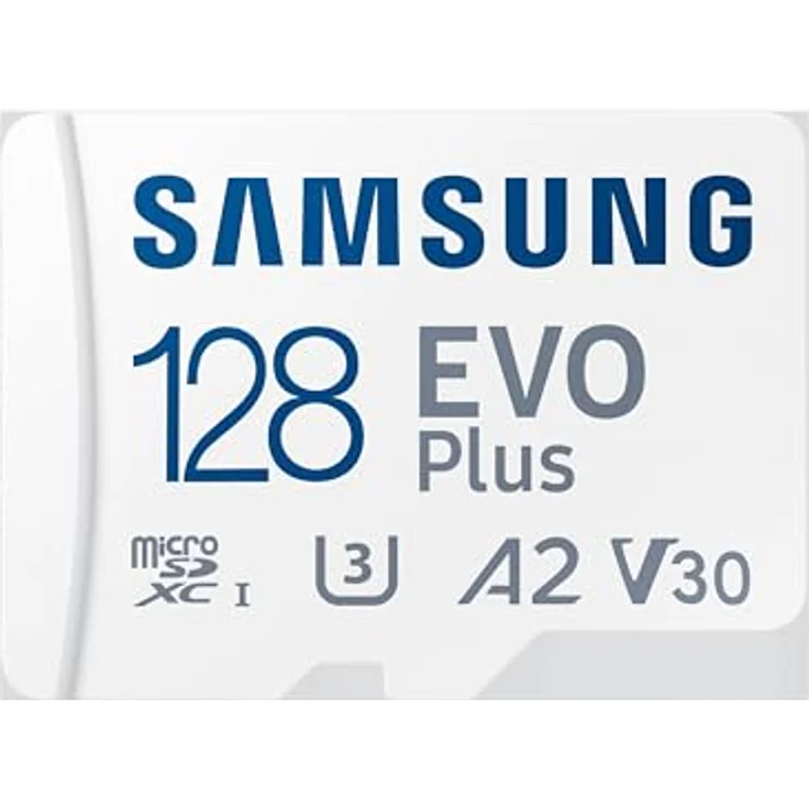 Samsung EVO Plus microSD-Speicherkarte (2024) (inkl. SD Adapter) - 128 GB – Bild 1
