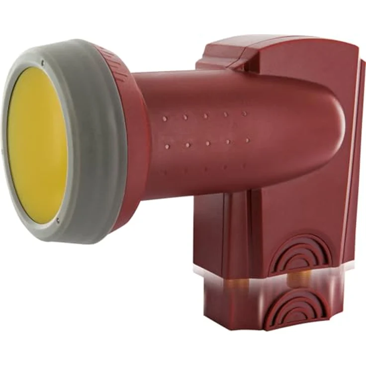 SCHWAIGER 357 Twin LNB, Low Noise Blockconverter mit Sun Protect, hitzebeständig, wasserdicht, vergoldete Kontakte, Ziegelrot – Bild 2