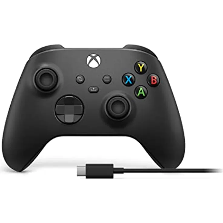 Microsoft Xbox Wireless Controller + USB-C Cable Black Gamepad Analogue/Digital PC Xbox One Xbox One S Xbox One X Xbox Series S Xbox Series X - Preisvergleich