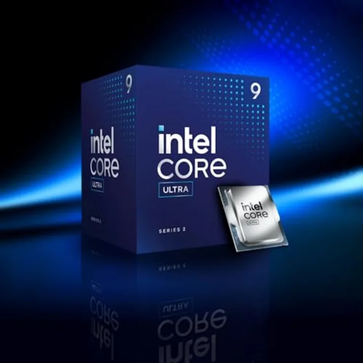 Intel® Core™ Ultra 9 Desktop-Prozessor 285, 24 Kerne (8 P-Kerne + 16 E-Kerne) bis zu 5,6 GHz, 40 MB Cache, kompatibel mit Intel 800 Series Chipsatz