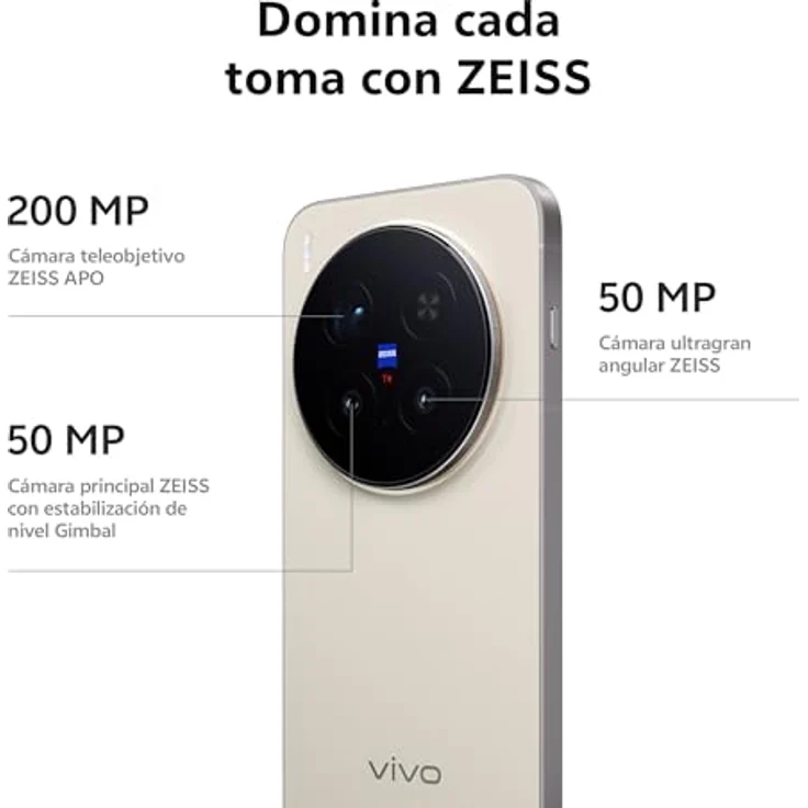 vivo X300 Pro 5G Smartphone, 16 GB + 512 GB, 200 MP ZEISS Kamera, 6,78" Display, Dimensity 9500, IP68/IP69, Android 16, 3 Jahre Garantie – Bild 3