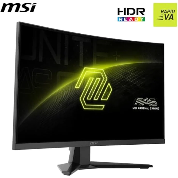 MSI MAG 275CQF E18, 27 Zoll WQHD Gaming-Monitor, 180 Hz, 0,5 ms, HDR-Ready, 1500R Curved, schwarz – Bild 3