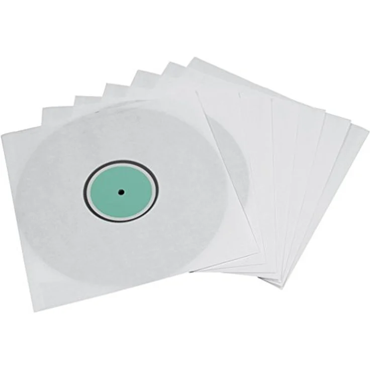 Hama Schallplatten-Innenhüllen, 10 Stück (mit transparentem Sichtfenster) Vinyl LP-Hülle, Schutzhülle – Bild 2