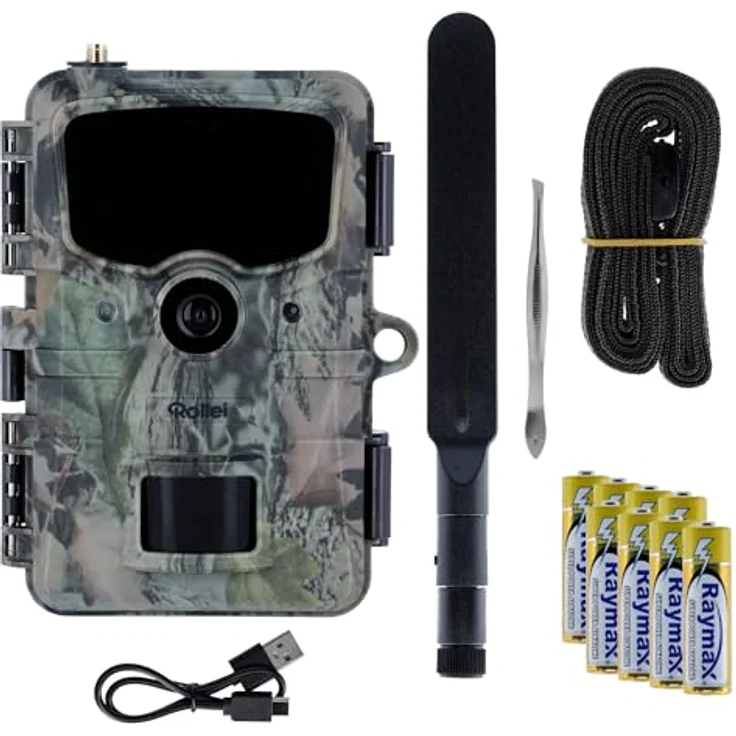 Rollei Wildkamera 4G, 24 MP Full-HD Kamera mit IPS-LCD Farbdisplay und App-Steuerung – Bild 4