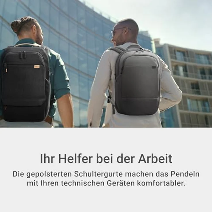 Dell Notebook Rucksack Pro 13-14 Plus, nachhaltiger Rucksack für Laptops bis 35,6 cm (14 Zoll), grau – Bild 8