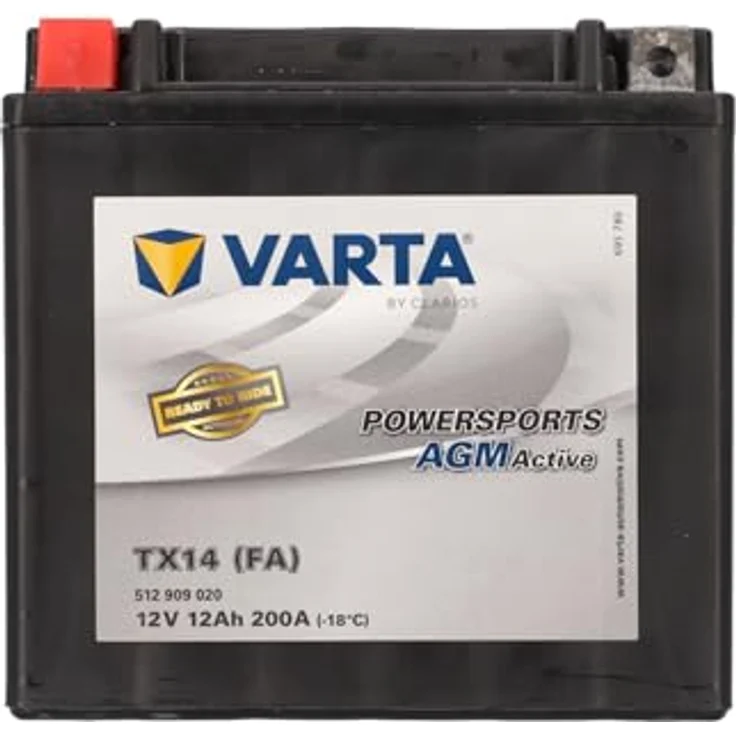 Varta Batterie YTX14 (FA) 12V 12Ah 200A Powersport AGM – Bild 2