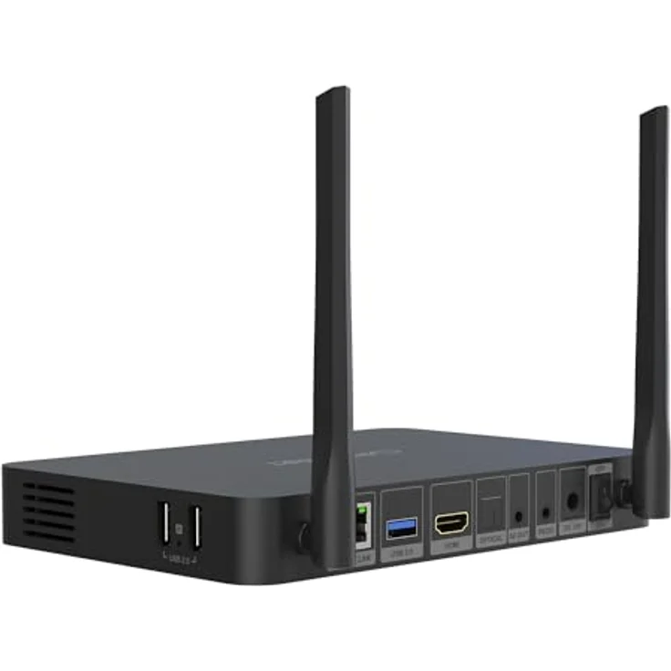 Orbsmart R82 4K Android Media Player | Dolby Vision | HDR10+ | AV1 | 3D | HD-Audio | TV Box | USB 3.0 für Festplatte | WLAN | MKV ISO Formate, Schwarz – Bild 3