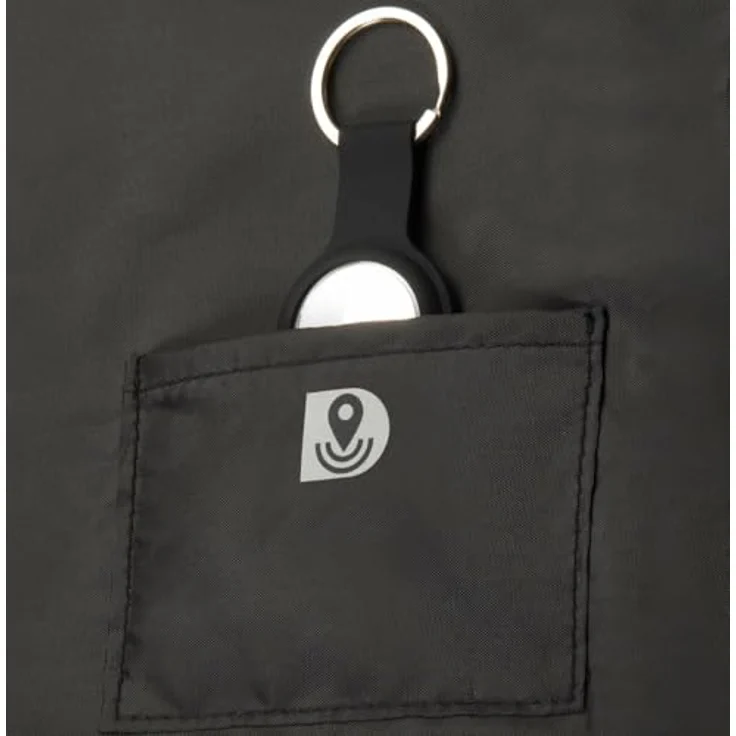 Dicota Top Travel, Notebooktasche für 17.30" Laptops, wasserabweisend, schwarz, aus Recycling-PET mit RFID-Blocker und gepolstertem Schultergurt – Bild 7