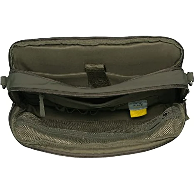 camel active City Herren Businesstasche Aktentasche Groß Grün, Recyceltes Nylon, Laptopfach, Trolley Halterung – Bild 4