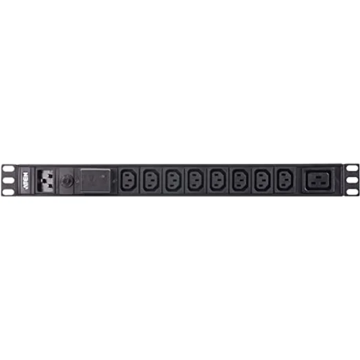 ATEN PE0209SG 1U 9 Port Basic PDU 8X C13 1x C19 16A – Bild 1