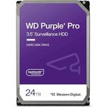 Western Digital WD Purple Pro 24 TB Smart Video 3,5 Zoll interne Festplatte – Allframe AI – 550 TB/Jahr, 512 MB Cache, 7200 RPM, 5 Jahre Garantie