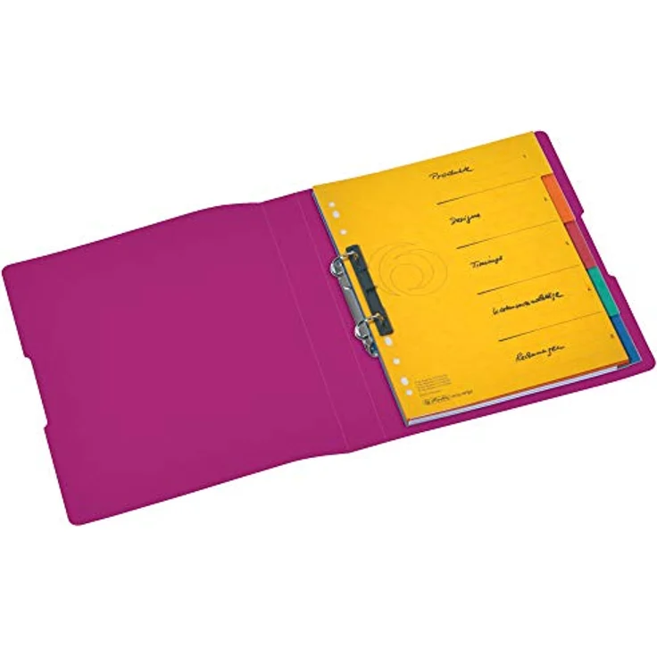Herlitz Aktenordner Herlitz Ringbuch / DIN A4 / 25mm Füllhöhe / aus PP / Farbe: opak beere – Bild 4