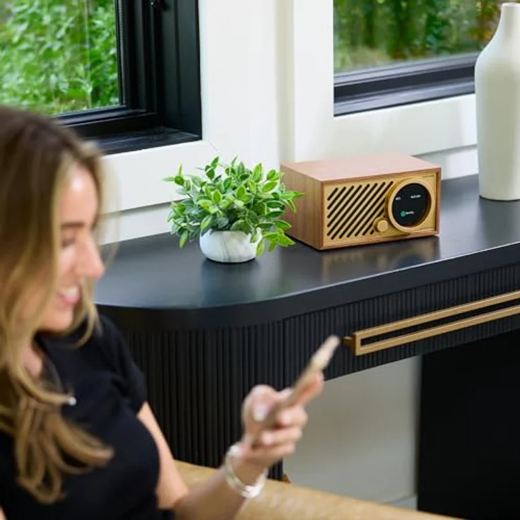 Tivoli Audio Model One Digital, WLAN & Bluetooth FM Radio – Gen 3, DAB+/UKW, Walnut/Gold – Bild 4