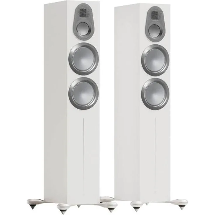 Monitor Audio Gold 300 6G, 3-Wege Standlautsprecher mit 250 W Belastbarkeit und HiVe II Bassport-System