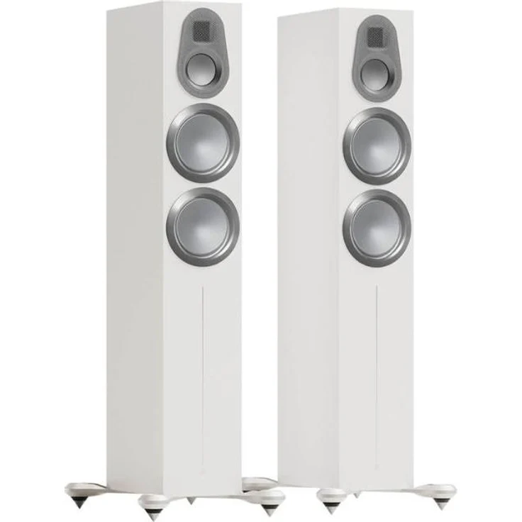 Monitor Audio Gold 300 6G, 3-Wege Standlautsprecher mit 250 W Belastbarkeit und HiVe II Bassport-System