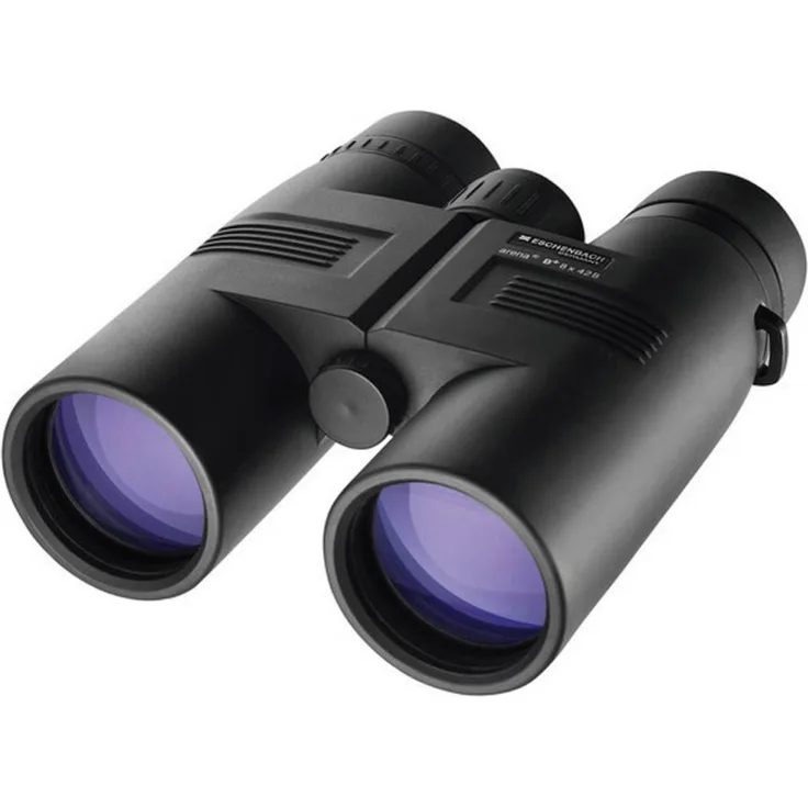 Eschenbach Fernglas Arena D+ 8x42 B, Dachkant, 8x42mm, gummiert, wasserdicht mit BaK-4 Prismen und Mehrschichtvergütung, schwarz