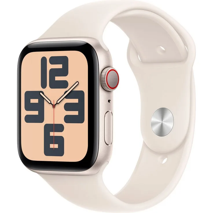 Apple Watch SE (2024) Smartwatch (Watch OS) - Motivierende Fitnessdaten, innovative Features, neue Armbandfarben
