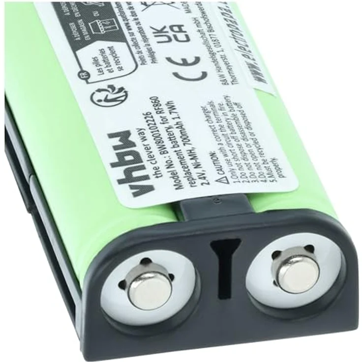 vhbw Akku Ersatz für Sony BP-HP550-11 für Wireless Headset Kopfhörer (700mAh, 2,4V, NiMH) – Bild 7