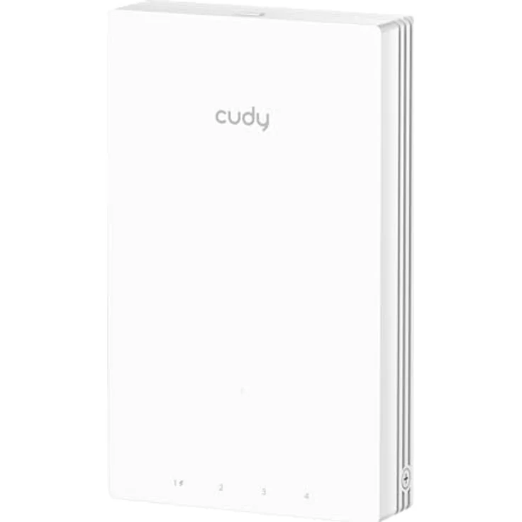 Cudy AX3000 Gigabit Wall-Plate Wi-Fi 6 Access Point, 2402 Mbit/s, Weiß, Power over Ethernet (PoE) – Bild 1