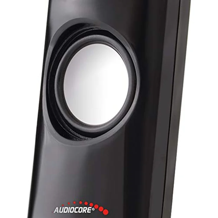 Audiocore AC860 Stereo-Lautsprecher 2.0 PC 8 Watt RMS Schwarz – Bild 6