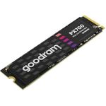 goodram - SSD Laufwerk PX700-4TB - PCIe 4x4 M.2 2280 - Kompatibel mit Notebooks, Laptops und PC Desktops, Festkörper-Laufwerk Schwarz 7400 MB/s Read