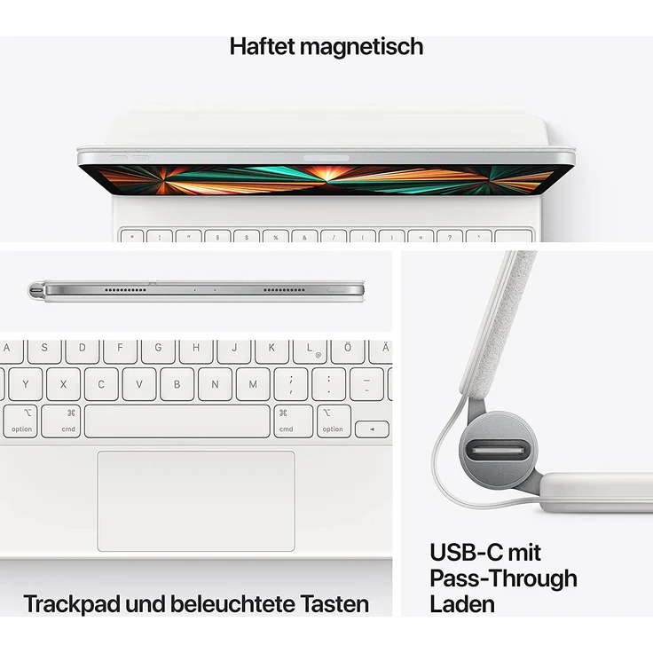 Apple Magic Keyboard (für iPad Pro 11'' - 2. Generation) - Deutsch (MXQT2D/A) – Bild 6