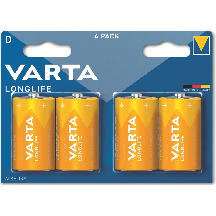 Varta Alkal.extra LONGL.4120 MONO LR20 – Bild 1