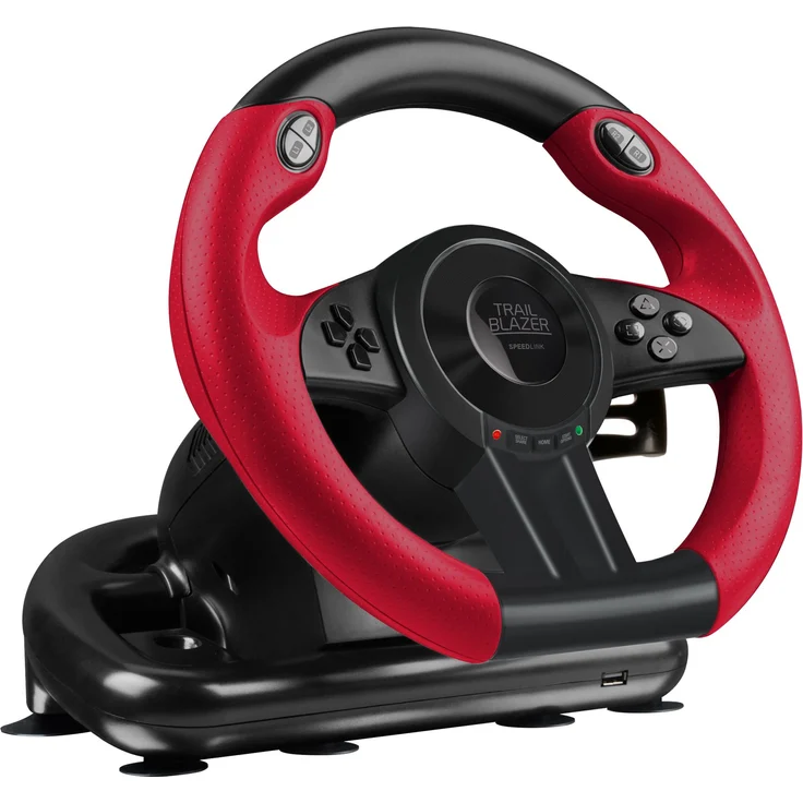 SPEEDLINK SL-450500-BK Lenkräder, Trailblazer, Schwarz-rot – Bild 3