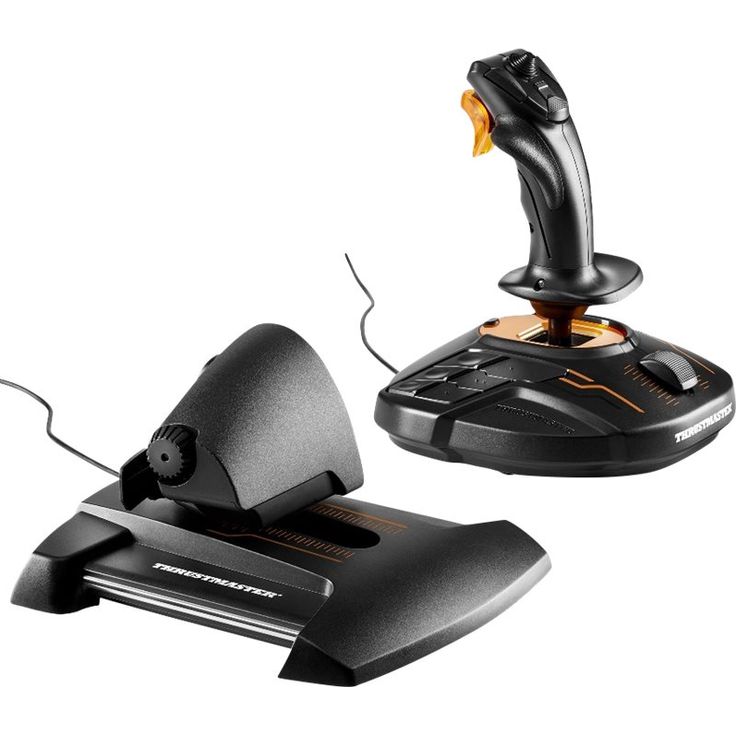 Thrustmaster T.16000M FCS Hotas Flight Control System Schwarz, Orange (2960778) (PC) – Bild 7