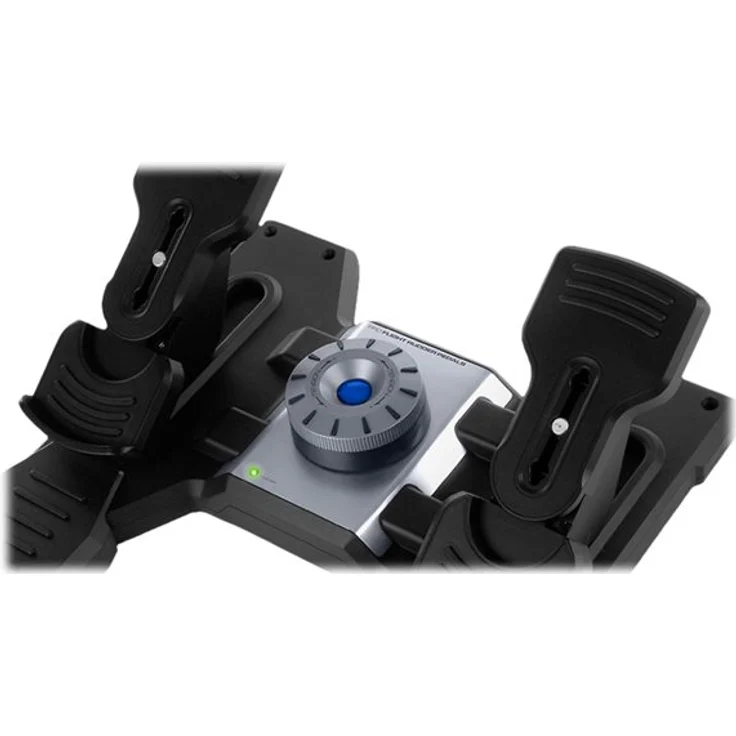 Logitech Flight Rudder Pedals Schwarz, Silber (945-000005) (PC) – Bild 6