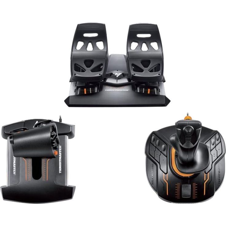 Thrustmaster T.16000M FCS Flight Pack Schwarz, Orange (2960782) (PC) – Bild 7