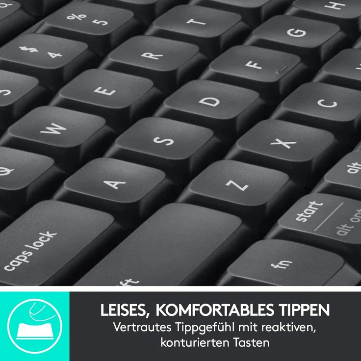 Logitech MK850 Performance - Tastatur-und-Maus-Set - Bluetooth, 2.4 GHz - QWERTZ - Deutsch (920-008221) – Bild 4