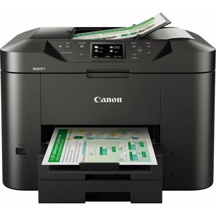 Canon MAXIFY MB2750 (4-in-1) Multifunktionsdrucker - (Tintenstrahl) Farbe, Druckgeschwindigkeit: 24 s/w, 15,5 Farbe, Auflösung: 1200 x 600, LAN, (0958C032) – Bild 6