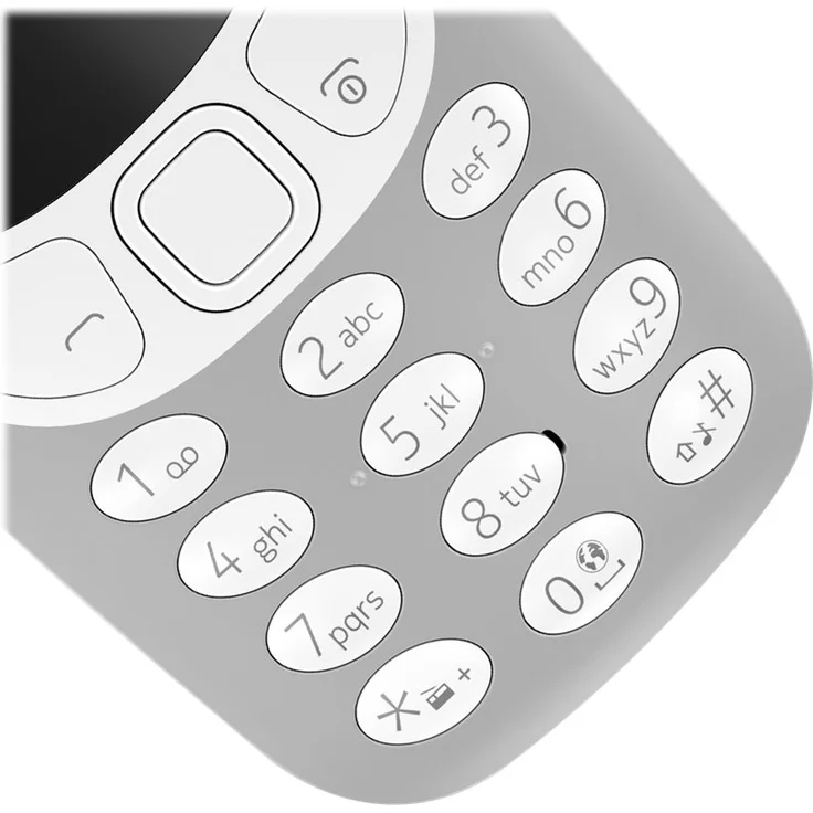 Nokia 3310 2G Mobiltelefon (2,4 Zoll Farbdisplay, 2MP Kamera, Bluetooth, Radio, MP3 Player, Dual Sim) retro grey – Bild 4