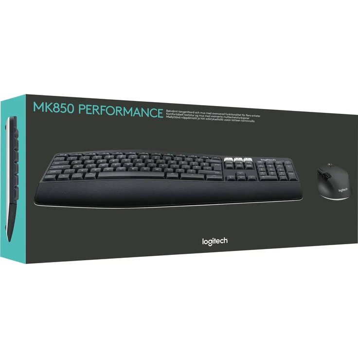 Logitech MK850 Performance - Tastatur-und-Maus-Set - Bluetooth, 2.4 GHz - QWERTZ - Schweiz (920-008223) – Bild 6