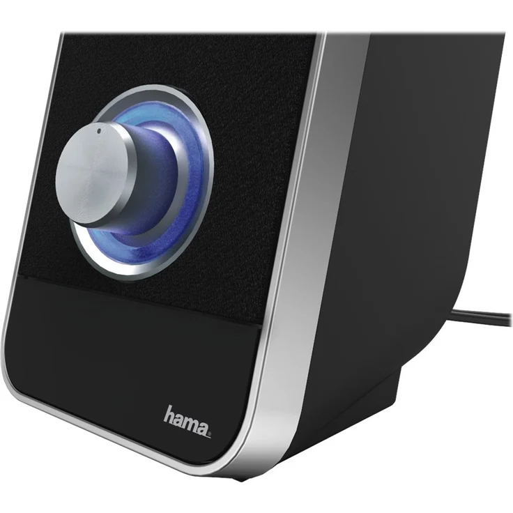 Hama PC Lautsprecher Sonic (USB 3.0, 3,5 mm Klinke, 3 W, Lautstärkeregler, aktive Boxen für Computer, PC, Laptop, Notebook, Smartphone und Tablet) schwarz – Bild 3