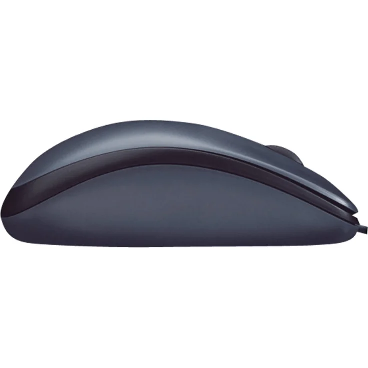 Logitech M100 USB Optisch 1000DPI Ambidextrös Schwarz – Bild 2