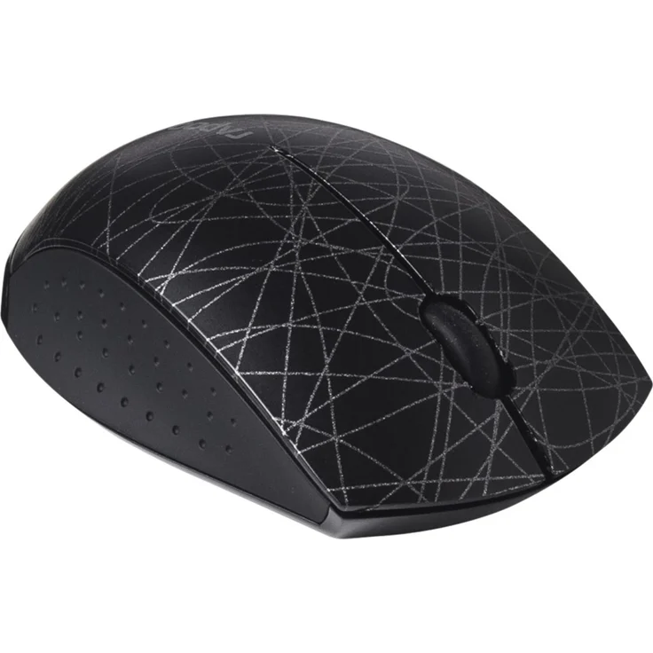 Rapoo 3300P+ kabellose Mini Maus, 2.4 GHz Wireless via Nano USB-Empfänger, 1000 DPI optischer Sensor, kompaktes Design, schwarz – Bild 3