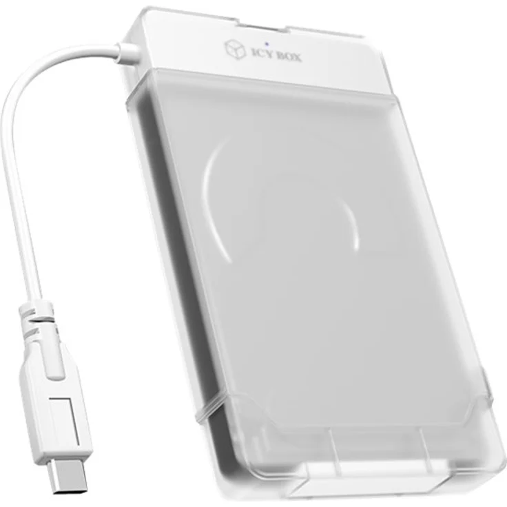 RaidSonic ICY BOX IB-AC703-U3 - Speichergehäuse mit Datenanzeige, Netzanzeige, EasySwap Mechanism - 6,4 cm (2.5'') - SATA 6Gb/s - 600MBps - USB3.0 - weiß (IB-AC703-U3) – Bild 2