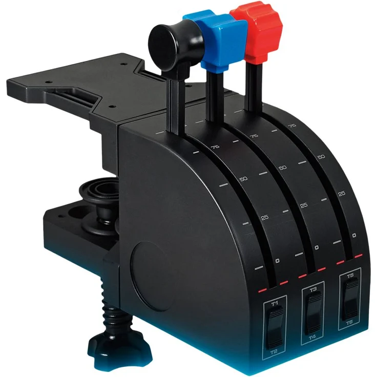 Logitech Flight Yoke System Schwarz (945-000004) (PC) – Bild 8