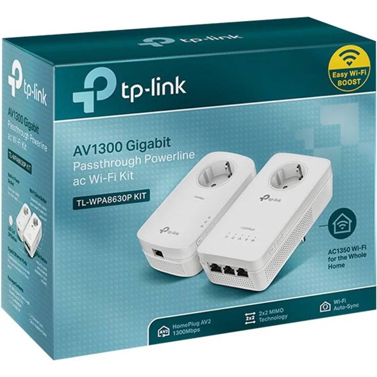 TP-Link AV1200 Gigabit Passthrough Powerline ac Wi-Fi Kit, 2er-Bundle (TL-WPA8630P KIT) – Bild 8