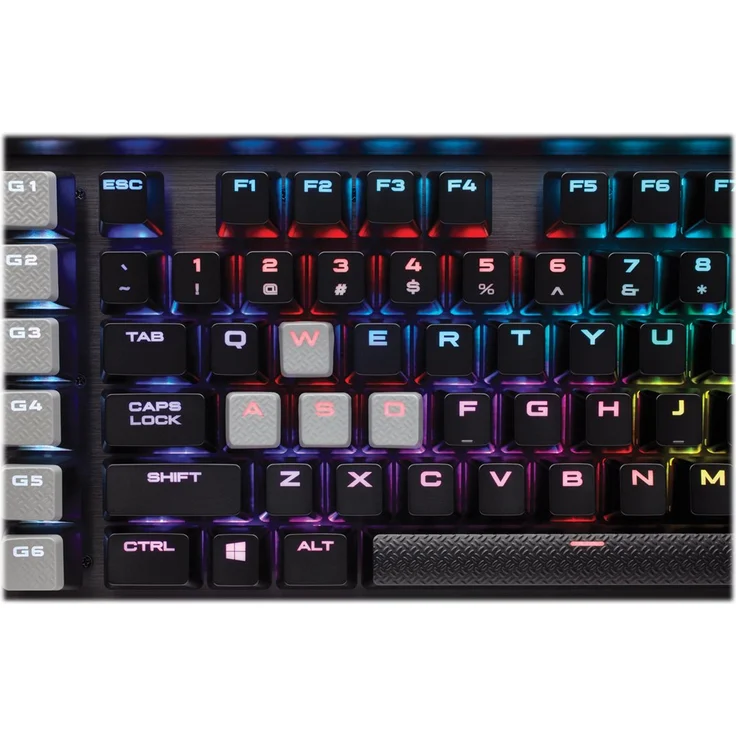 CORSAIR Gaming K95 RGB PLATINUM Mechanical - Tastatur - hinterleuchtet - USB - Deutsch QWERTZ - CHERRY MX Speed - Schwarz (CH-9127014-DE) – Bild 5
