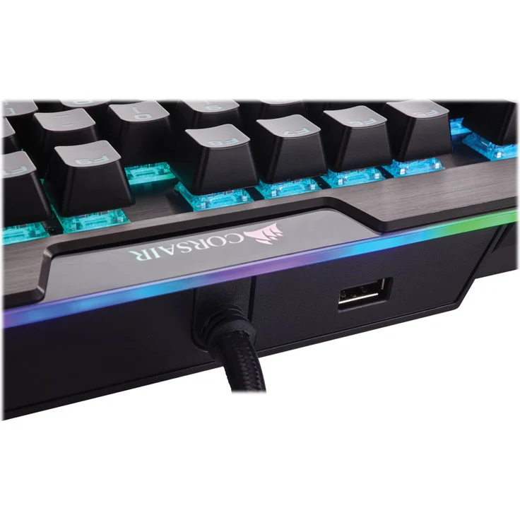 CORSAIR Gaming K95 RGB PLATINUM Mechanical - Tastatur - hinterleuchtet - USB - Deutsch QWERTZ - CHERRY MX Speed - Schwarz (CH-9127014-DE) – Bild 2