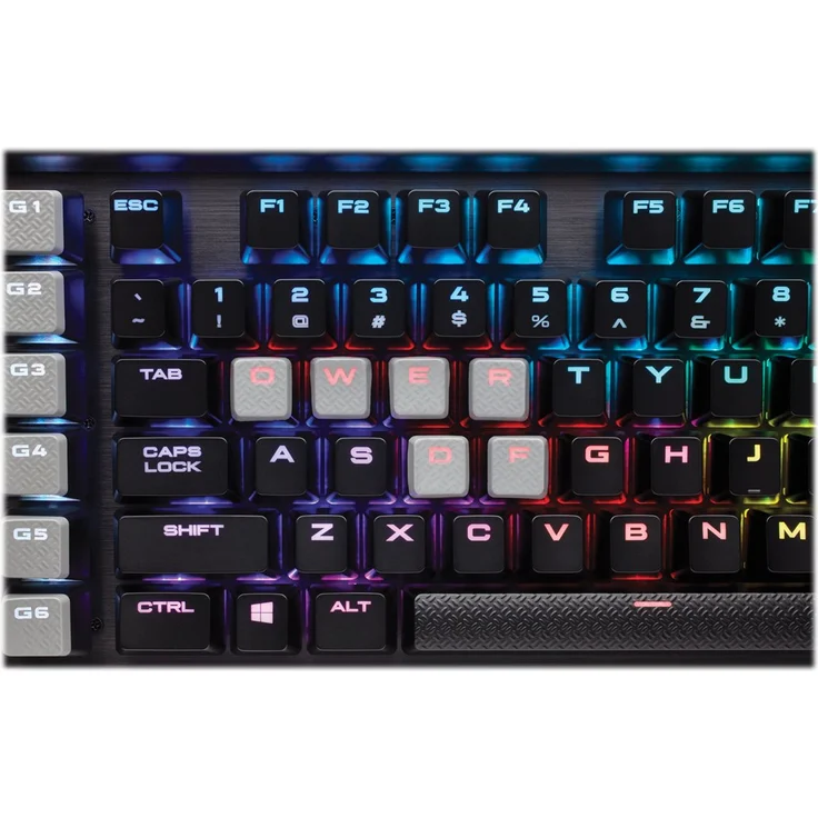 CORSAIR Gaming K95 RGB PLATINUM Mechanical - Tastatur - hinterleuchtet - USB - Deutsch QWERTZ - CHERRY MX Speed - Schwarz (CH-9127014-DE) – Bild 3