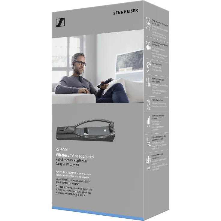 Sennheiser RS 2000 In-Ear Kopfhörer mit Bluetooth, schwarz – Bild 8