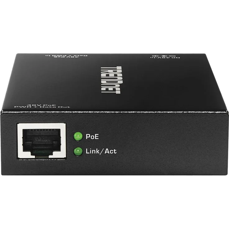 TRENDnet Gigabit PoE+ Extender-Verstärker, Einfacher Port PoE, Power over Ethernet, Verlängert 100 m auf eine Gesamtdistanz von bis zu 200m (656 ft.), TPE-E100 – Bild 2