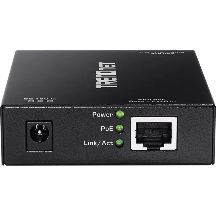 TRENDnet Gigabit PoE+ Extender-Verstärker, Einfacher Port PoE, Power over Ethernet, Verlängert 100 m auf eine Gesamtdistanz von bis zu 200m (656 ft.), TPE-E100 – Bild 3